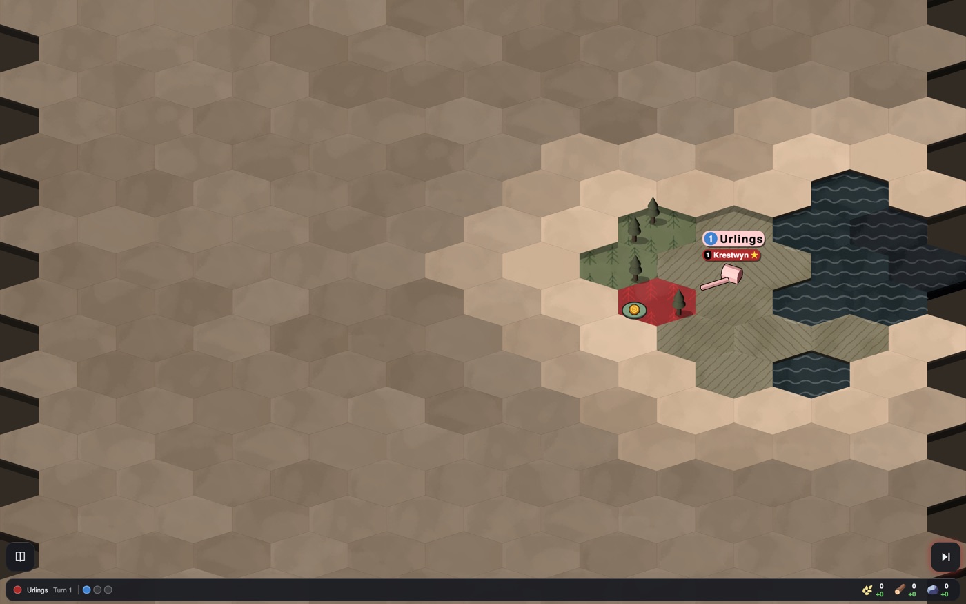 Your capital on turn one